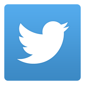 Logo Twitter Pájaro blanco